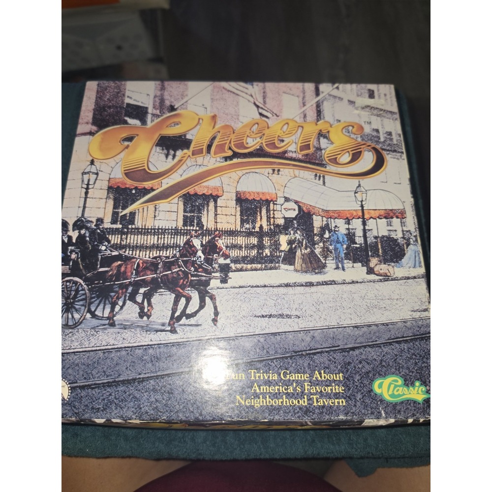 Vintage Cheers TV Show Trivia‎ Board Game 1992 Classic Games 100% Complete!